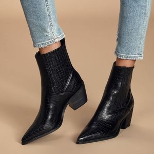 LULU'S Ankle Boot